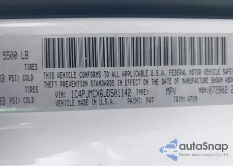 2018 Jeep Cherokee Latitude 4X4 из США, поврежденный, VIN 1C4PJMCX6JD501142